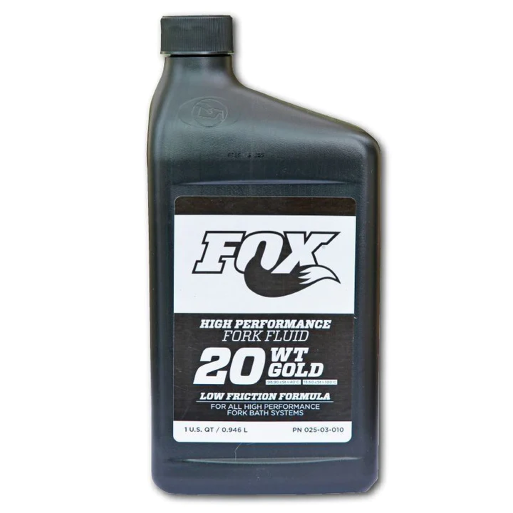 FOX SUSPENSION FLUID - 20 WT Gold, 946ml (32 oz)