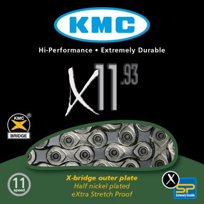 KMC X11.93, 11 SPEED BICYCLE CHAIN