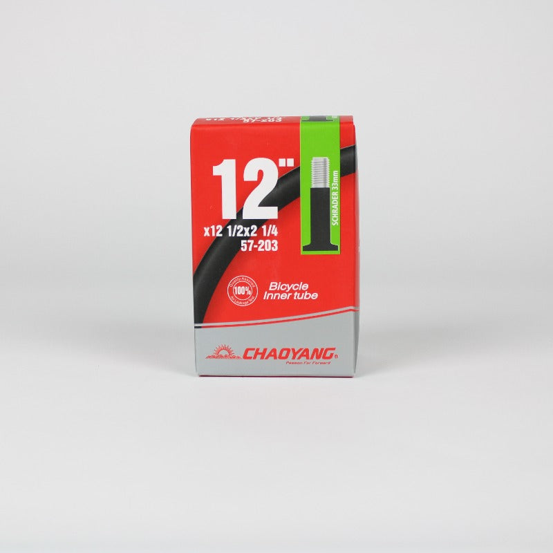 CHAOYANG 12" 1/2 X 2 1/4 (Schrader Valve) BICYCLE INNER TUBE