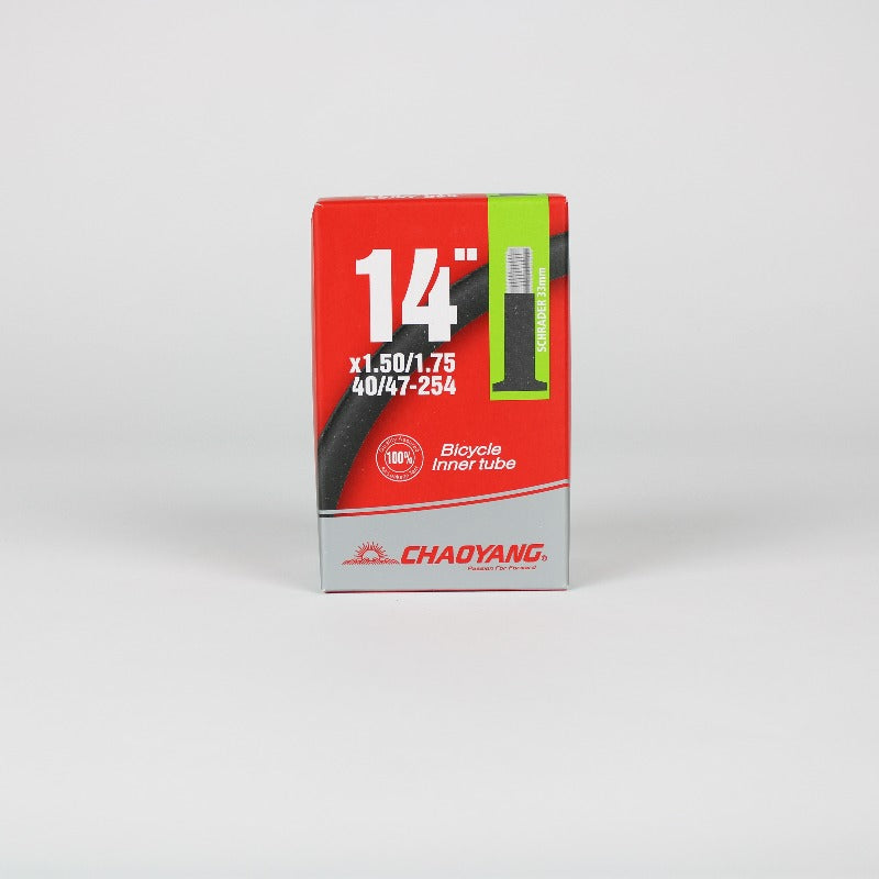 CHAOYANG 14" X 1.50-1.75 (Schrader Valve) BICYCLE INNER TUBE
