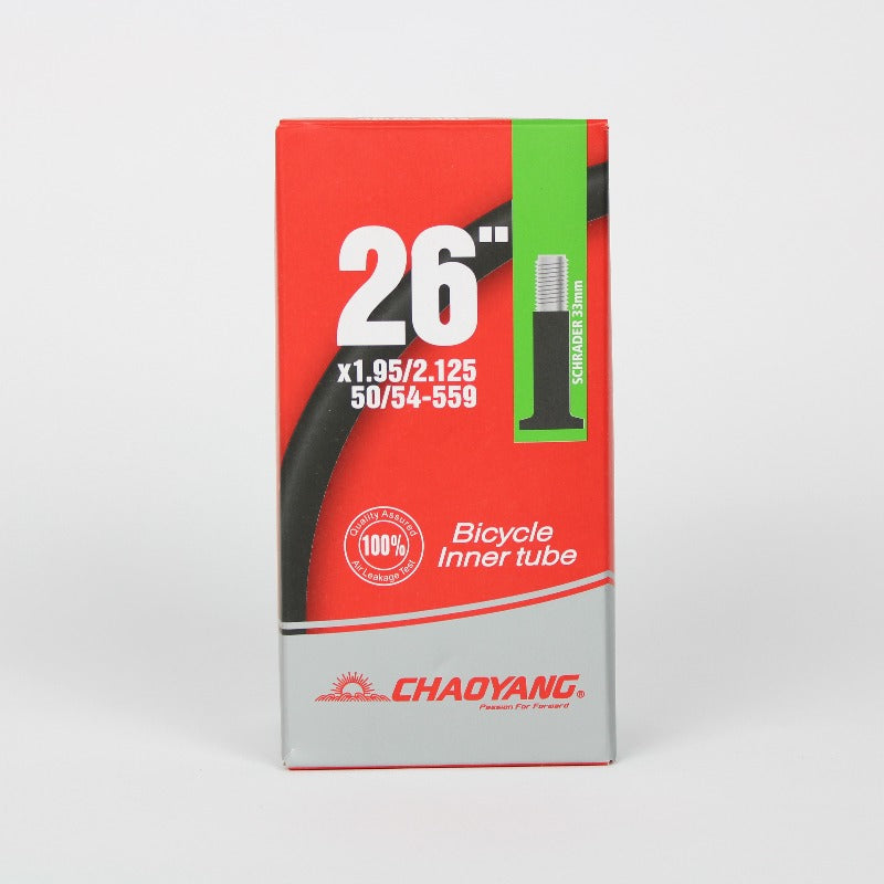 CHAOYANG 26" X 1.95-2.125 (Schrader Valve) BICYCLE INNER TUBE