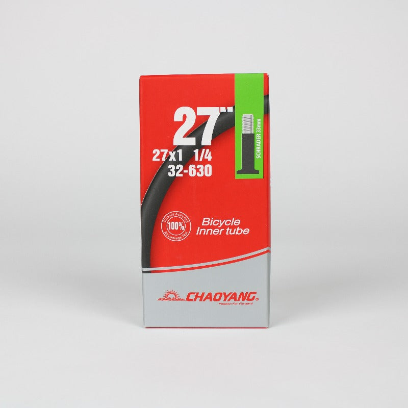 CHAOYANG 27" X 1 1/4 (Schrader Valve) BICYCLE INNER TUBE
