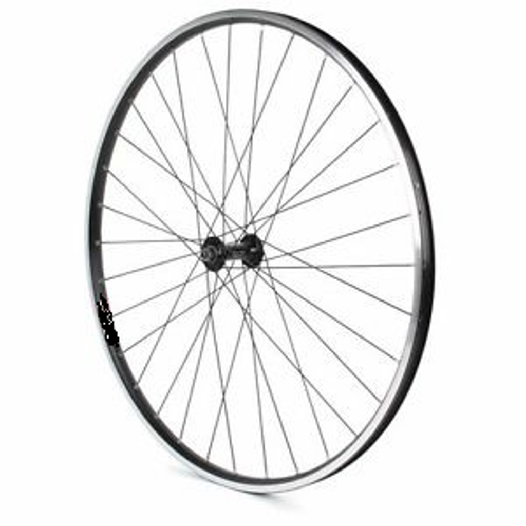 26" X 1.50-2.125 FRONT WHEEL / QUICK-RELEASE HUB / BLACK ALLOY